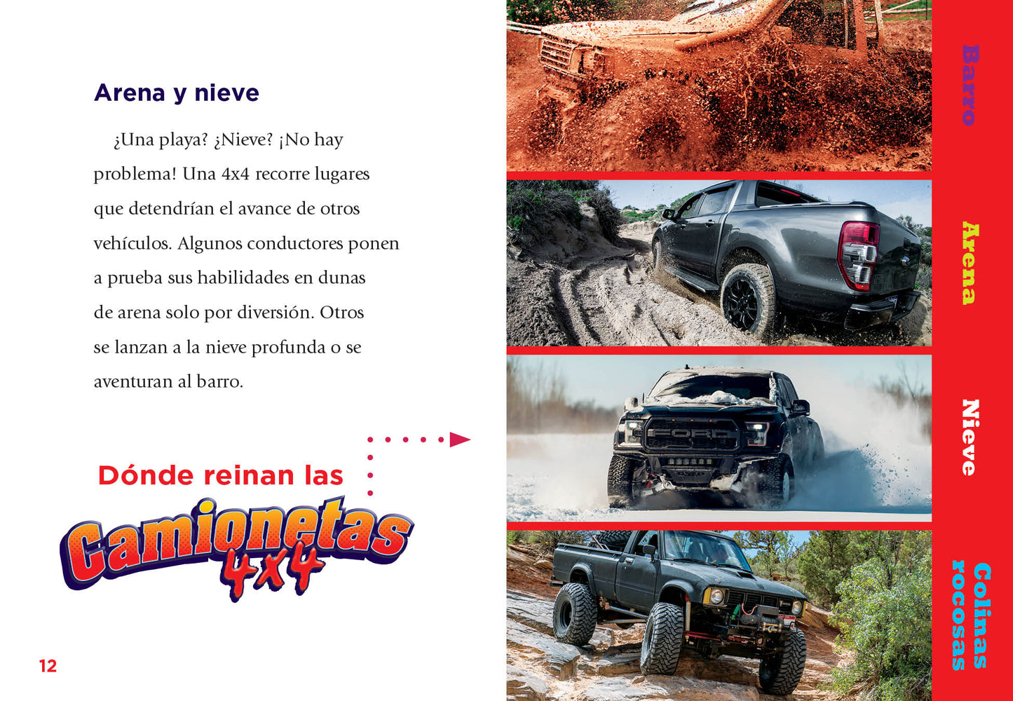 Ruedas salvajes: Los camiones 4x4s